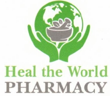 heal the world pharmacy logo
